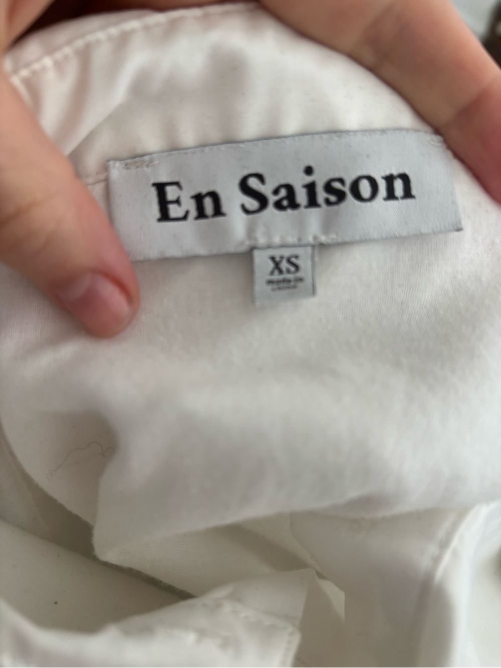 En Saison White Bubble and Puff-Sleeve Dress Size XS - Picture 5 of 5
